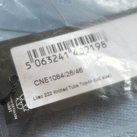 Baby Blue 222 Knitted Tube Top - Picture 11 of 16